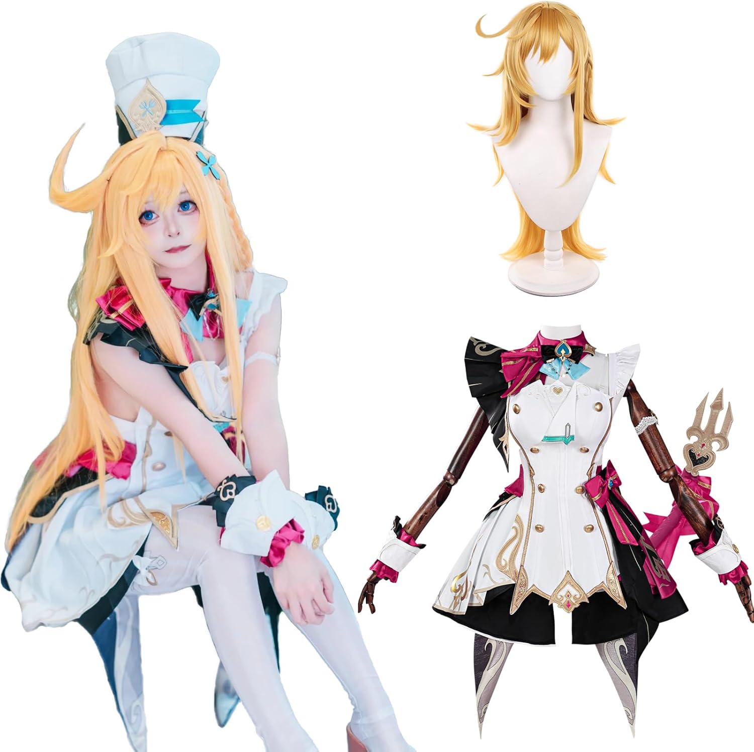 Amazon.co.jp: [CR ROLECOS] エスコフィエ コスプレ 原神 コスプレ衣装