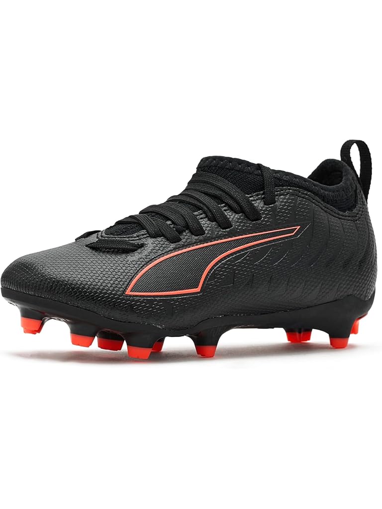 Black PUMA Ultra Match Firm, Artificial Ground Soccer Cleats (Little Kid/Big Kid)