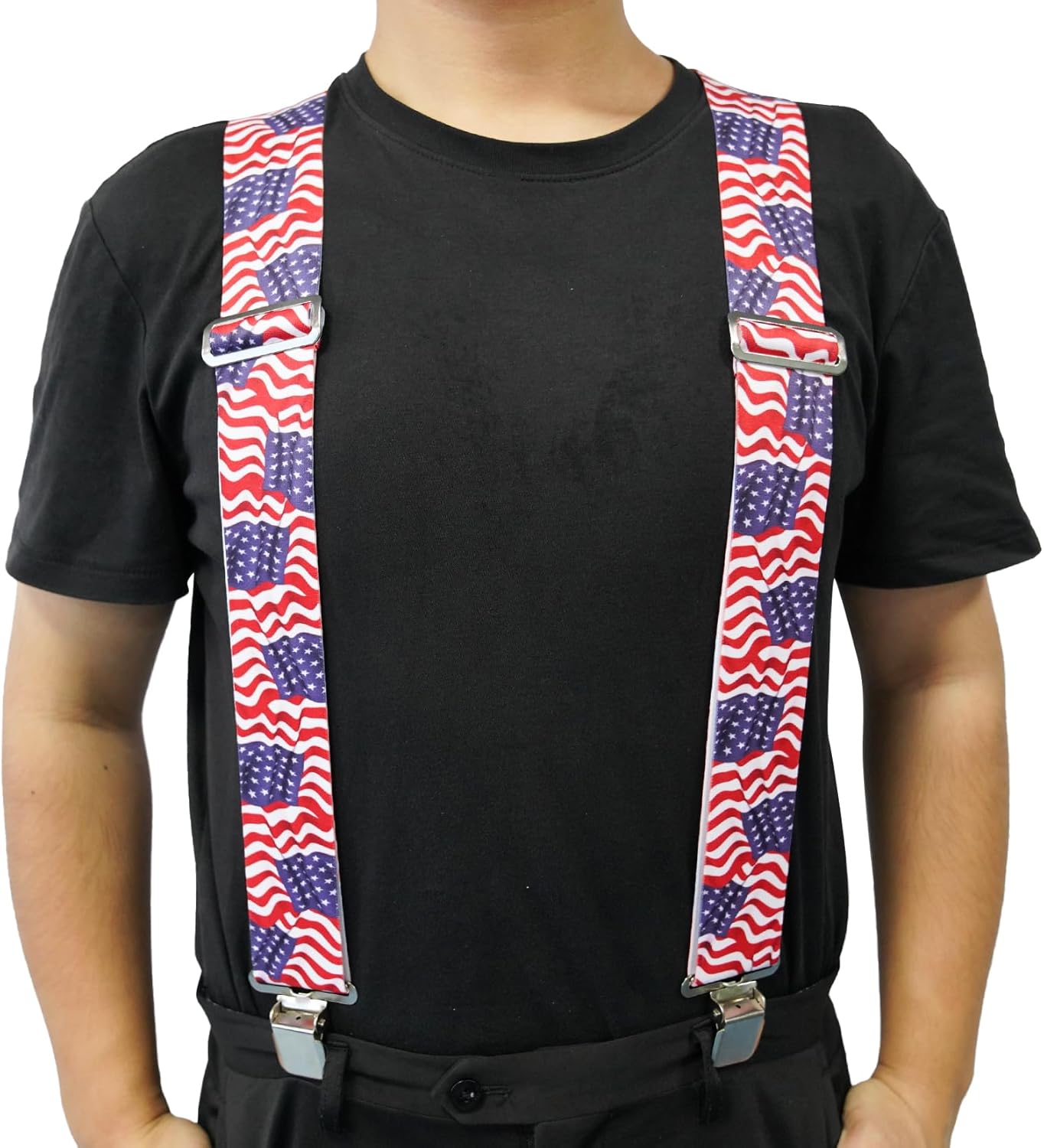 MELOTOUGH Men's Suspenders w/Clip Heavy Duty suspenders for men Big and Tall Work suspenders for Jeans - Image 8