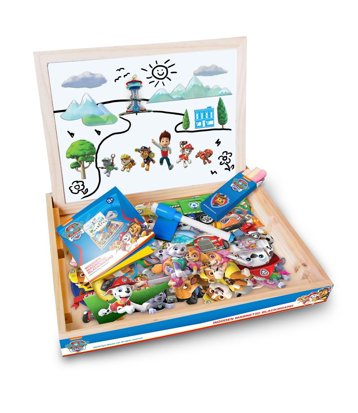 Paw Patrol Wooden Magnetic Blackboard (32254)