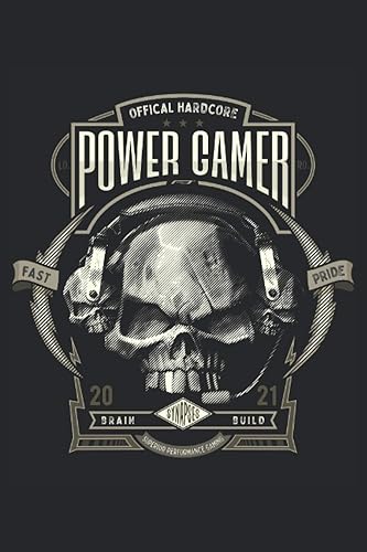Cuaderno de videojuegos para jugadores de poder: Formato: A5 (6x9 pulgadas) • 110 páginas • Forrado • Con números de página • Diario • Cuaderno • ... • Cuaderno de ejercicios • Diseño original FD