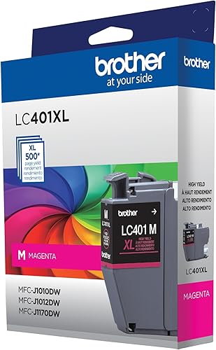 Miniatura 2 de Brother Cartucho de tinta magenta de alto rendimiento LC401XLM