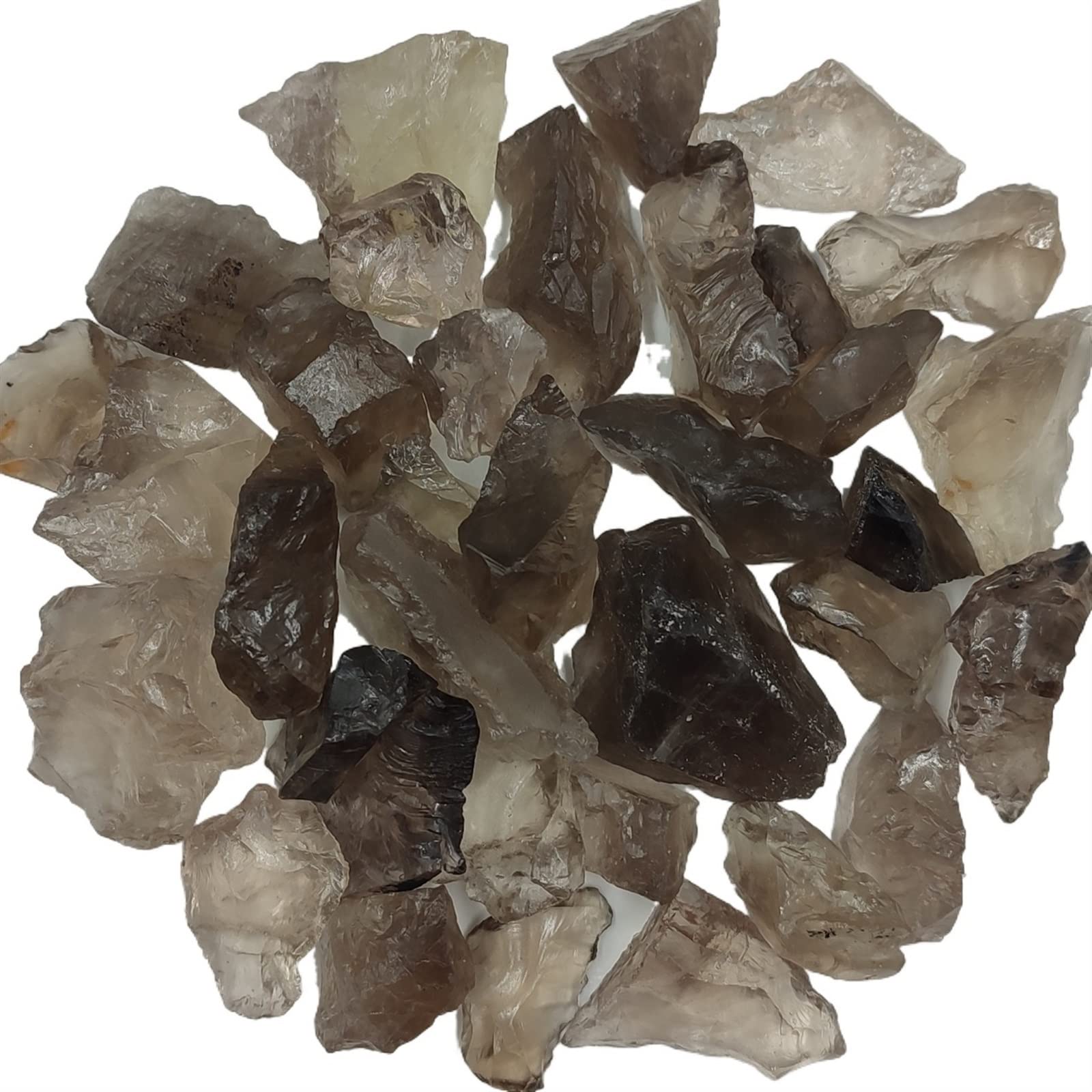 Pierre brute fumée naturelle cristal de collection décoration maison en vrac 100g