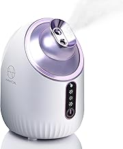 NANOA Face Steamer Dermatologist Hot and Cold Steamer Beauty Moisturizing Tap Water OK Plenty of Tank Pore Care Beauty Appliances Purple