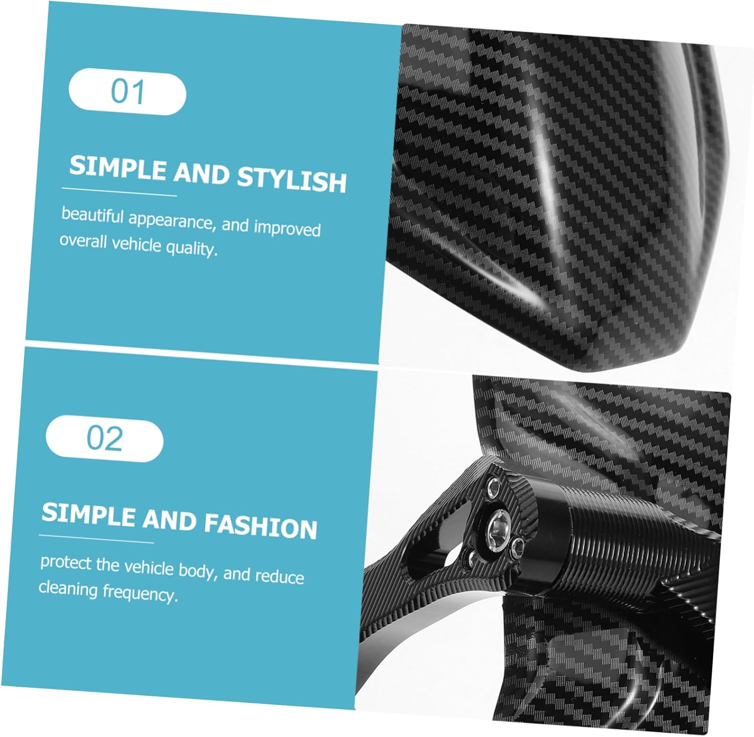 Unomor Rear Wheel Mudguard Motorcycle Mud Flap Mud Guard Splash Guard Fitment Easy to Install