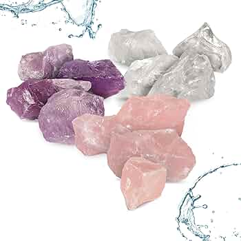 Lebensquelle Plus - Miscela Di Pietre Naturali (Ametista, Quarzo Rosa, Cristallo) Per Acqua, 200g - Foto 8