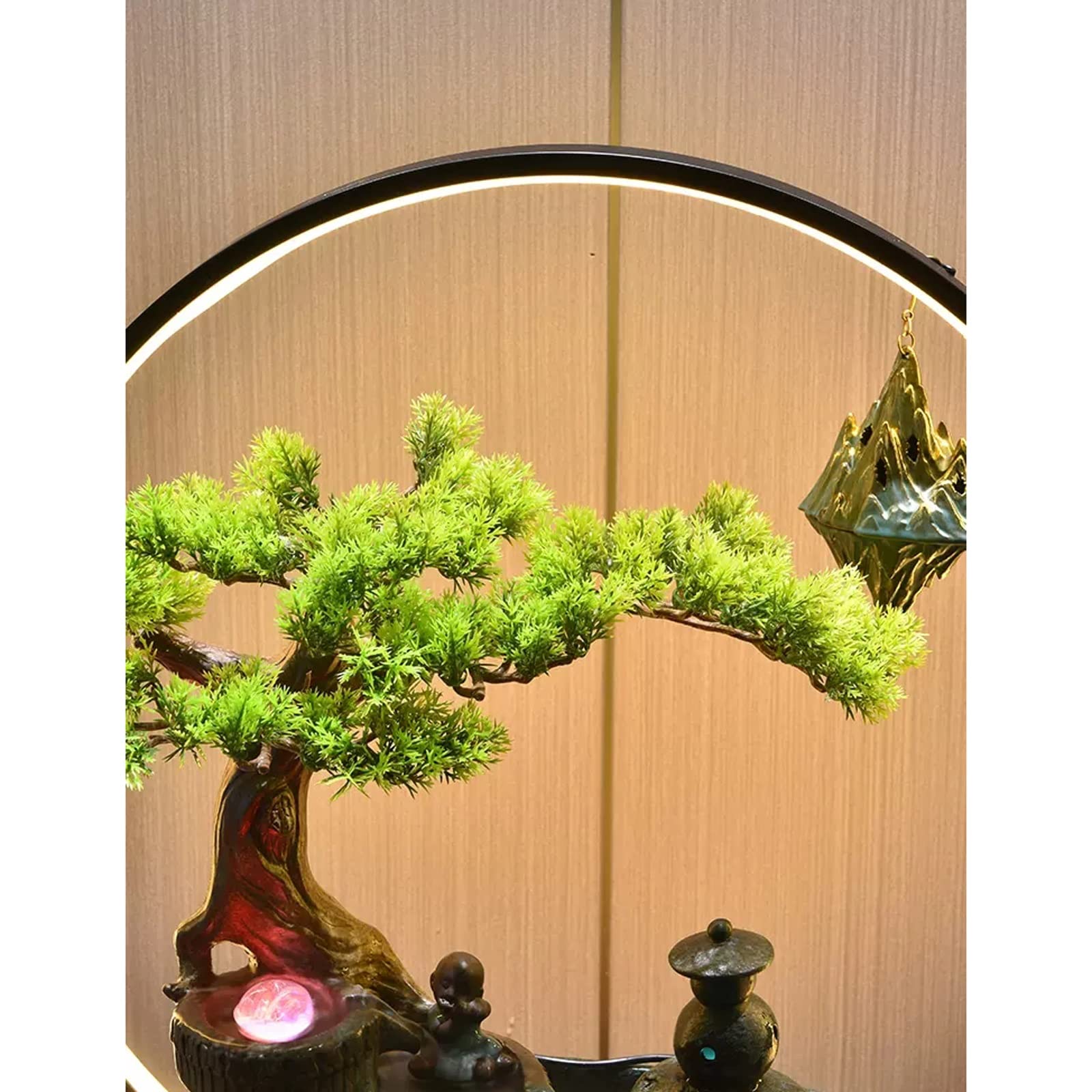 Característica del Agua en casa Fuente de Mesa Feng Shui(Negro)