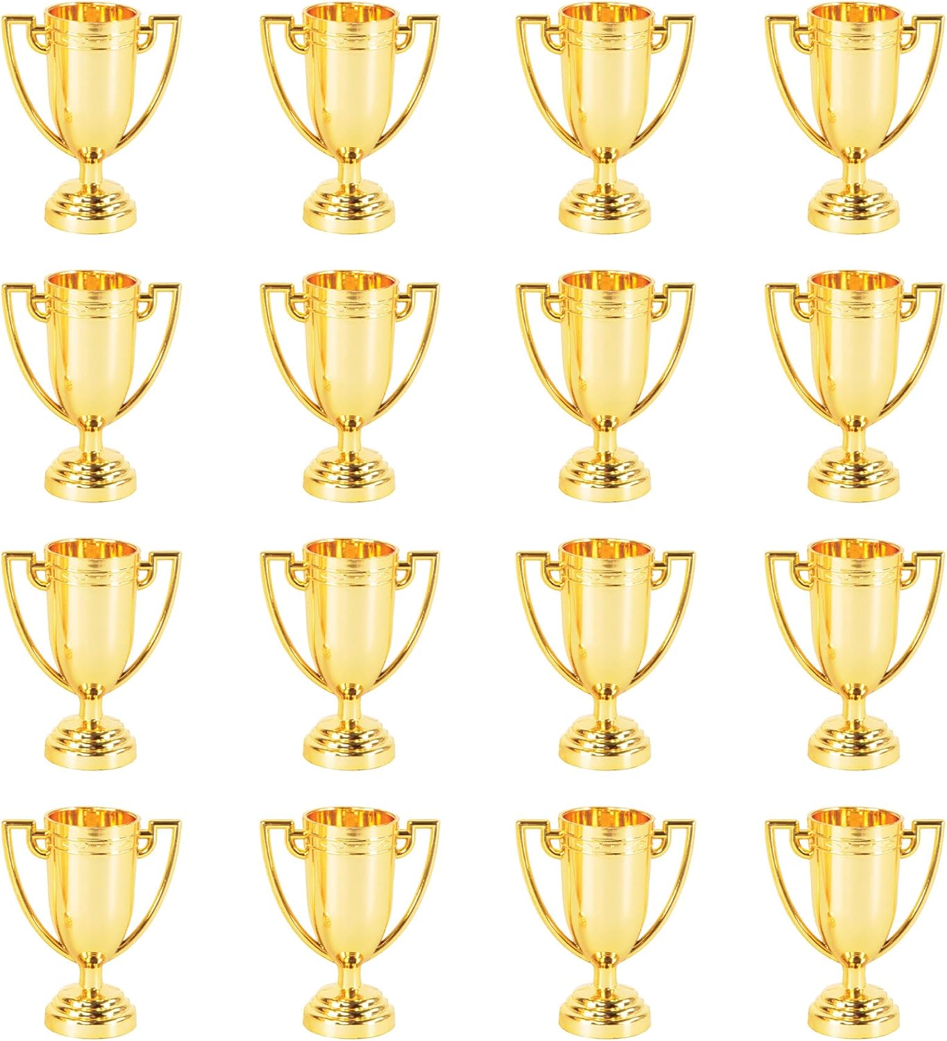 Beistle 16 Piece 2.5" VIP Awards Night Theme Trophy Cup Decorations, Sports Party Supplies and Favors