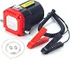 12V 60W Oil Change Pump Extractor With Overload Protection,Upgraded Engine Oil Extraction Diesel Fluid Pump Extractor Scavenge Suction Transfer Pump, Electric Oil Pump with Tubes