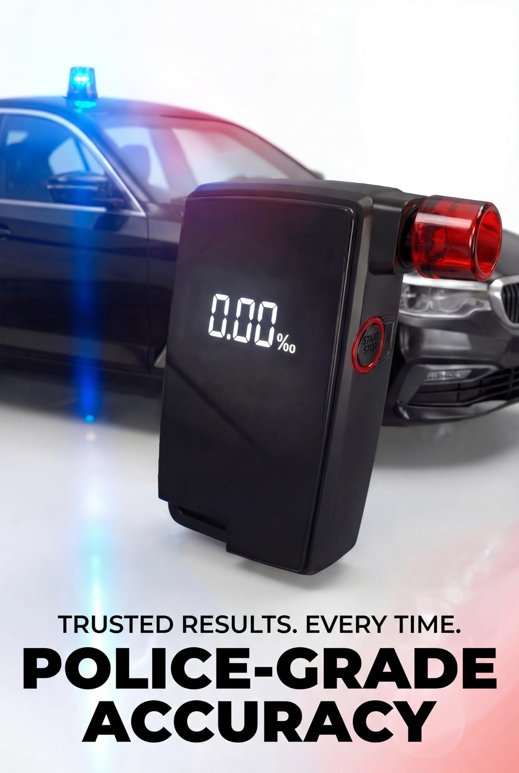 ACE XS Alkoholtester 98,3% Richtigkeit polizeigenau kalibriert für Auto-Fahrer