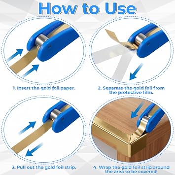 Copper Foil Hand Foiler Tool Kit for Stained Glass | 7/32