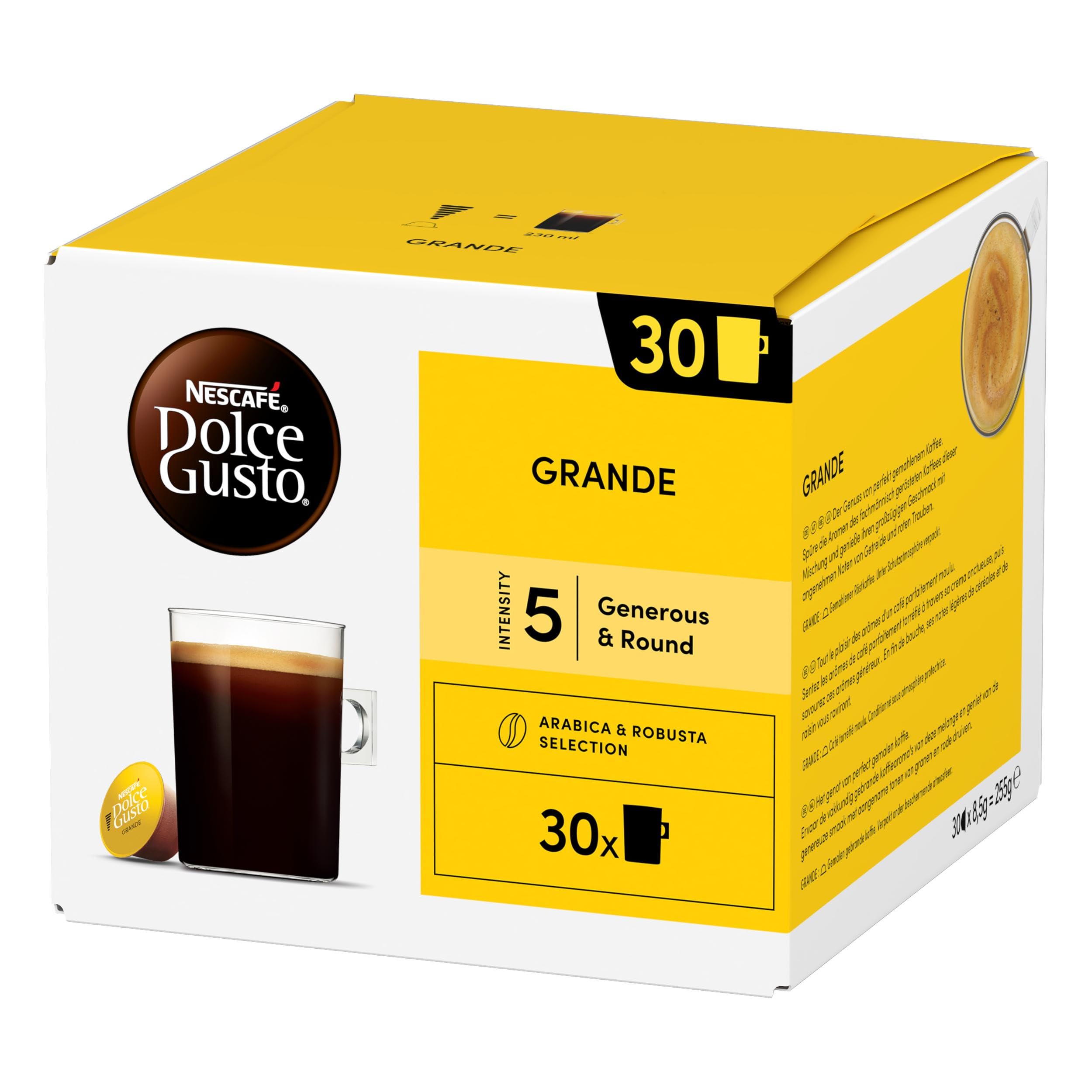 NESCAFÉ DOLCE GUSTO Grande Kaffeekapseln (3 x 30 Kapseln)