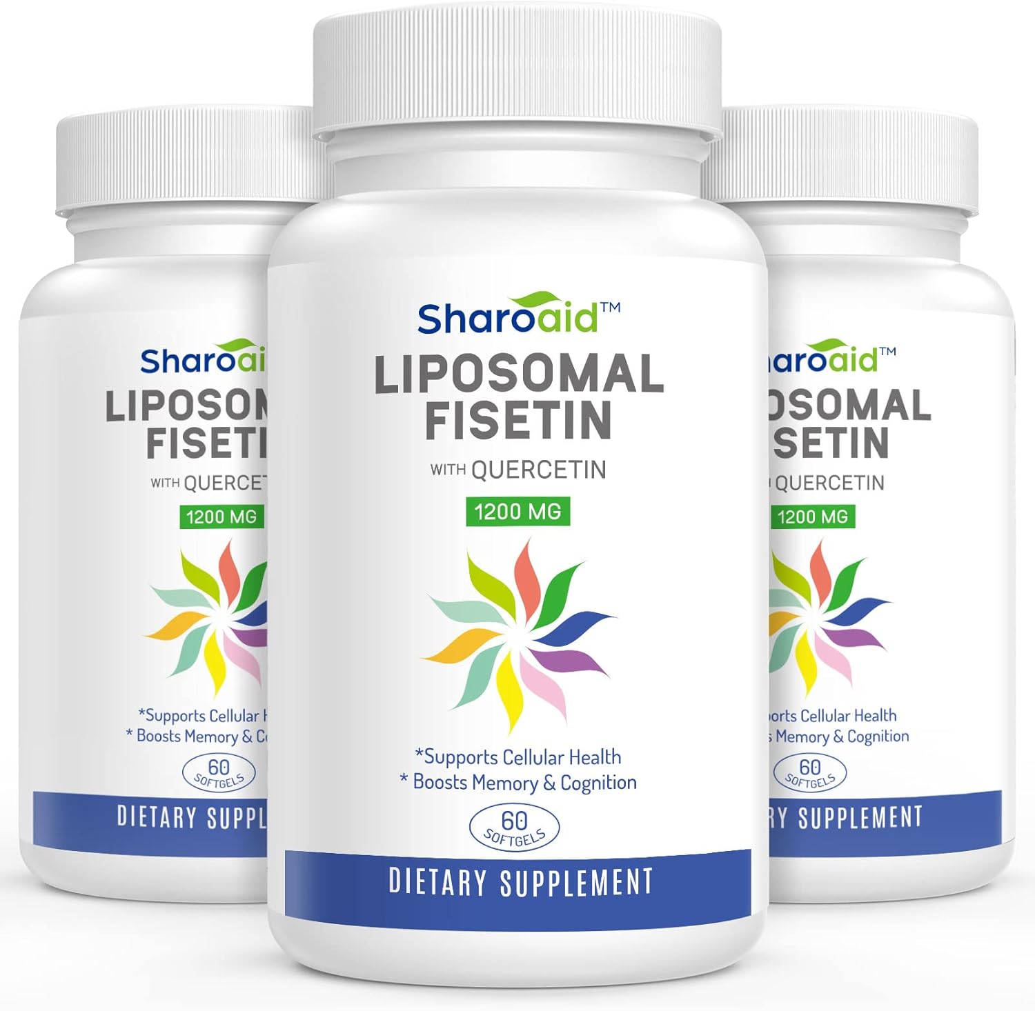 Liposomal Fisetin with Quercetin 1200 mg per Serving