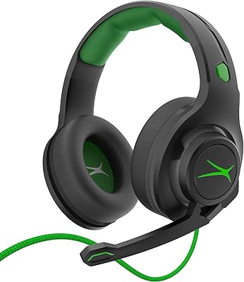 Premier Accessory Group Gaming Headset Stereo Headphones Altec Lansing Game Headphone Noise Cancelling Mic AL2000, RGB