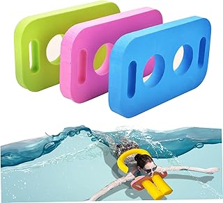Swim Noodle Connector EVA Swimming Stick Colorful Noodle Builder Connector Practical Pool Noodle Connector Joint with 2 Cross Holes for Swimming Beginners 3 Pcs (Pink+Green+Blue)
