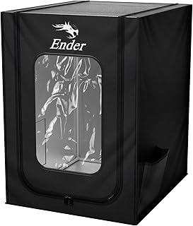 Creality Official 3D Printer Enclosure, Constant Temperature Protective Cover Fireproof & Dustproof & Waterproof Tent for Ender 3/3S/3 Pro/3 V2/3 Neo/3 V2 Neo/2/2 Pro, 28.35x23.62x18.9 inch