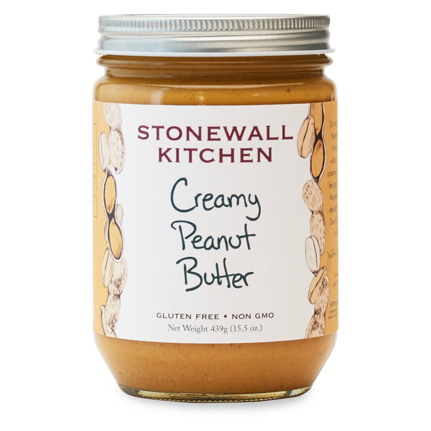 Stonewall Kitchen All Natural Chunky Peanut Butter, 15.5 Ounces