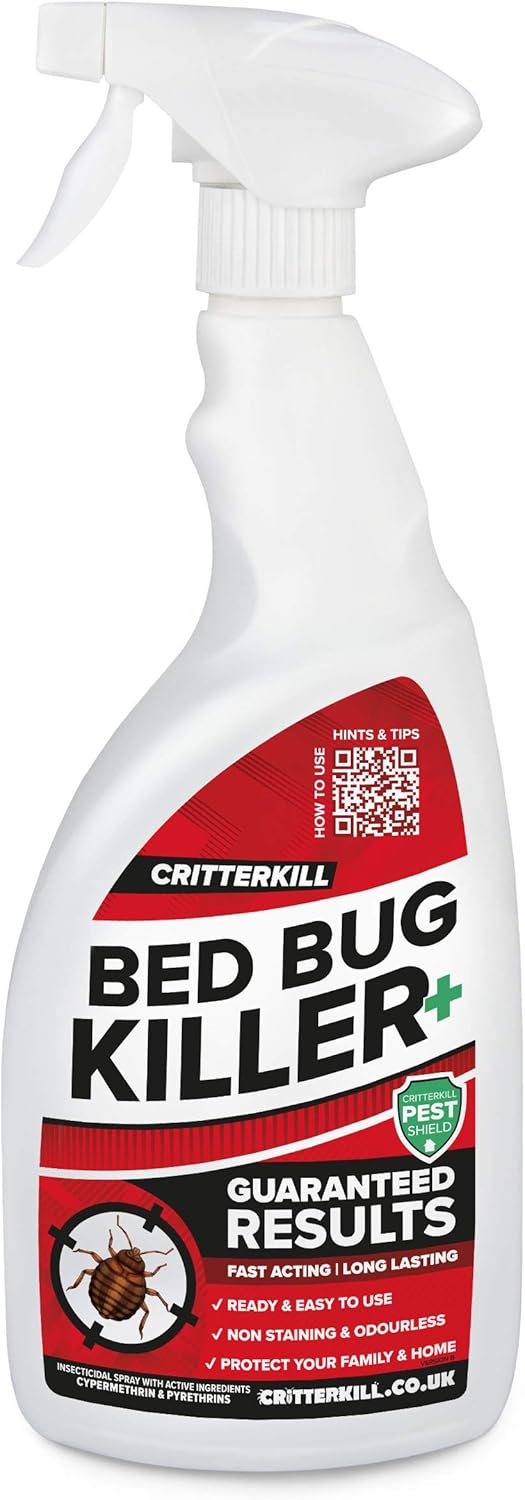 Buy CritterKill Bed Bug Killer Kit For Medium Level Home Infestation Bedbug Spray + Smoke
