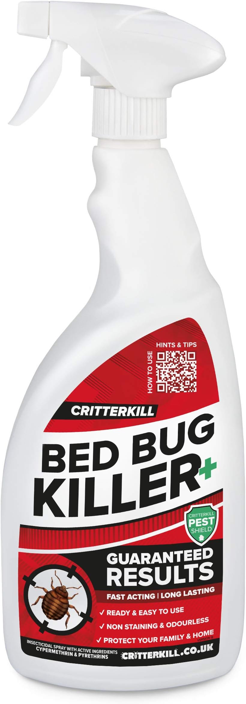 – Professional Bed Bug Killer Spray | Guaranteed Results | Used by Pest Controllers for Bedbug Infestations 1L