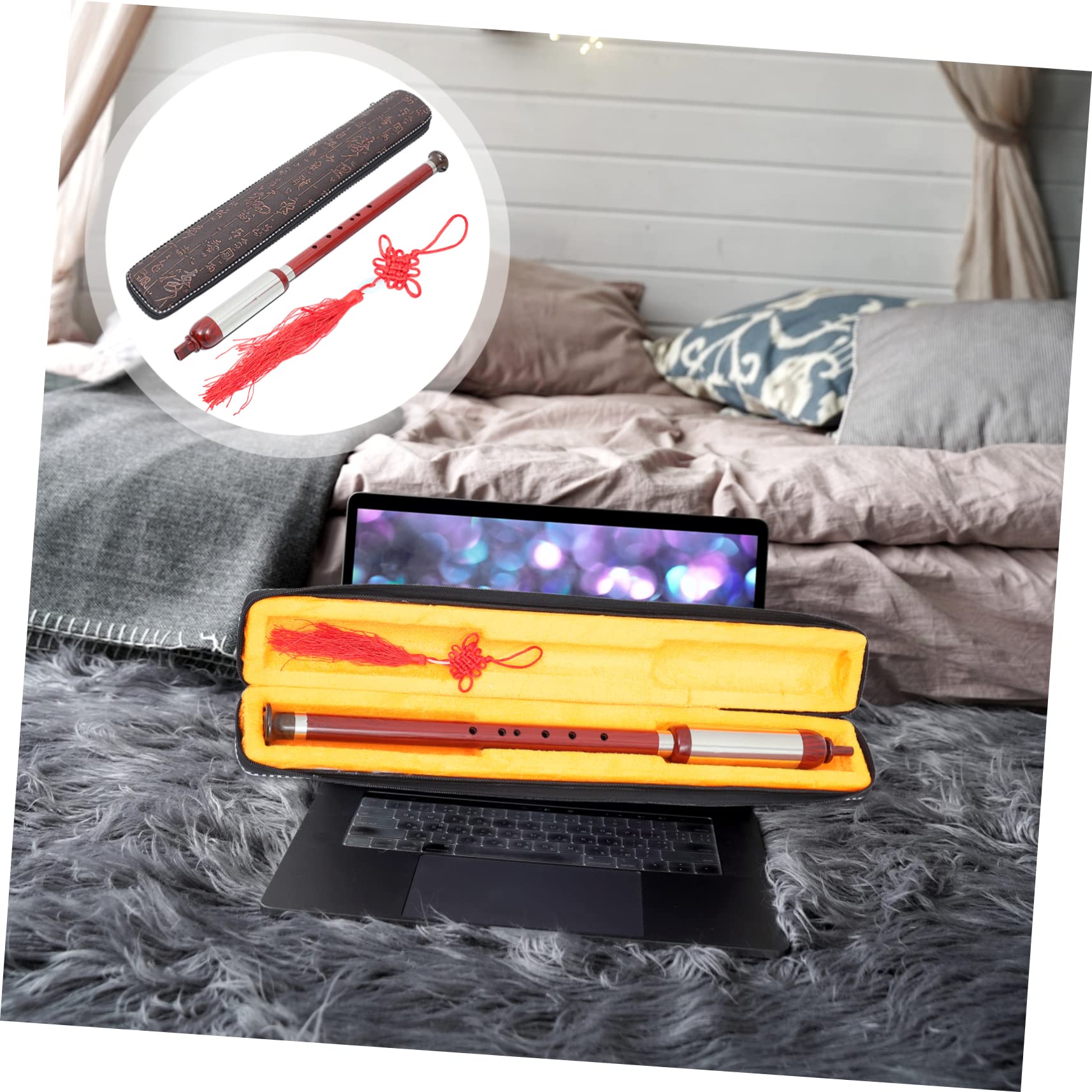 Toyvian 1 Set Imitazione Bau Nazionale Portatile Bau Strumento Popolare Premium Bawu Per Principianti Strumento Musicale Cinese Strumento Cinese Tradizionale Bau Bawu