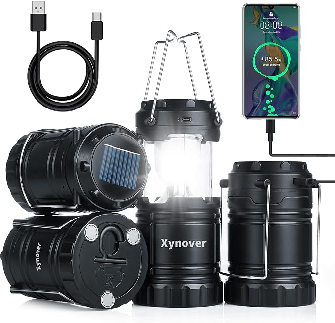 Solar Camping Lanterns - Rechargeable
