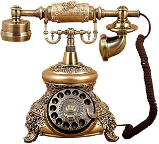Telephones Household Button Vintage Telephone Antique Telephone Telephone Home Fixed Office Antique Retro Telephone Landline for Home/Office