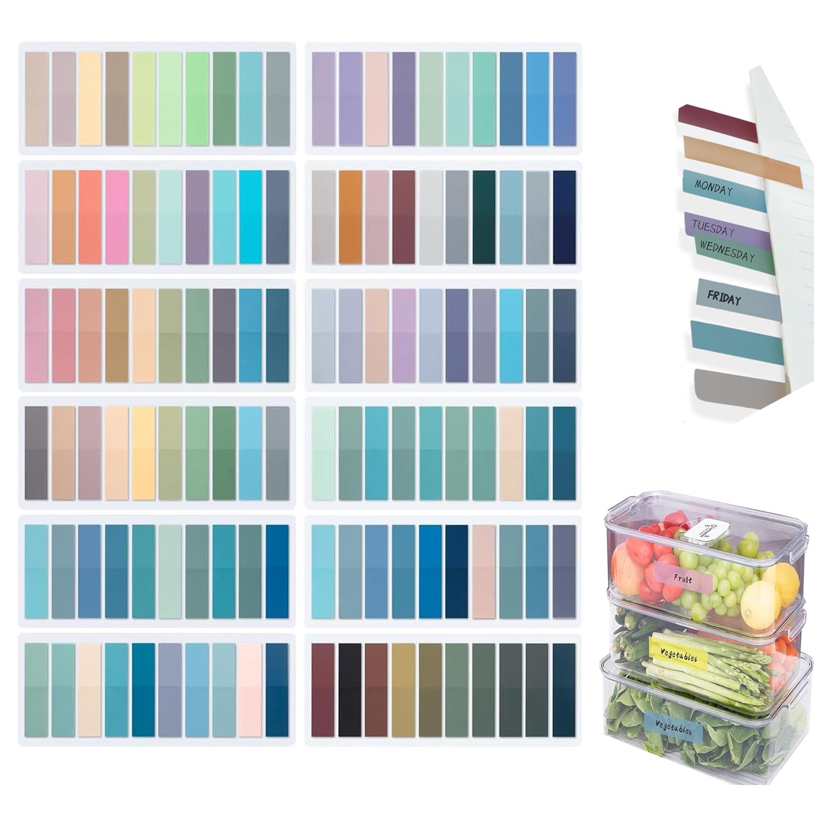 Marque Page Adhesif,étiquettes,Onglets Séparateurs,Petits Marqueur De