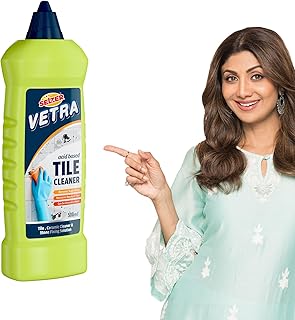 Vetra Tiles Cleaner Liquid |Clean All Purpose Tile, Floor & Wall Cleaner 500 ml, Bedroom & Bathroom Floors, Removes Grease, Dirt & Tough Stains|Kills 99.9% Germs|Pack of 1