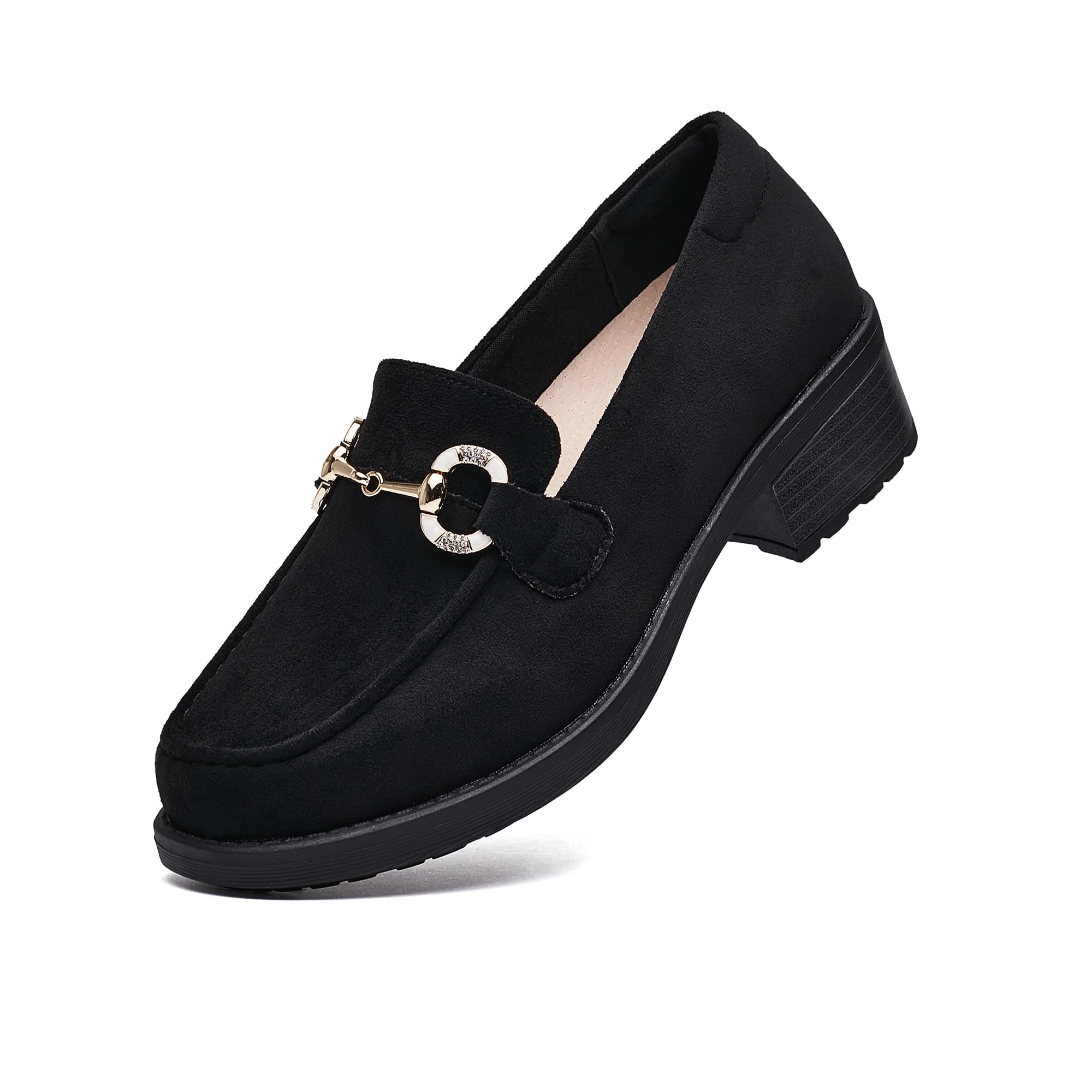 Loafers für Frauen - Bequeme Mokassins mit Sohlenplattform, geeignet für Büro, Freizeit und Arbeit