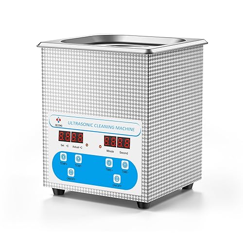 JIEJING Máquina del limpiador de la joyería de Sonic 2L, limpiador ultrasónico de los vidrios del control digital con el temporizador y