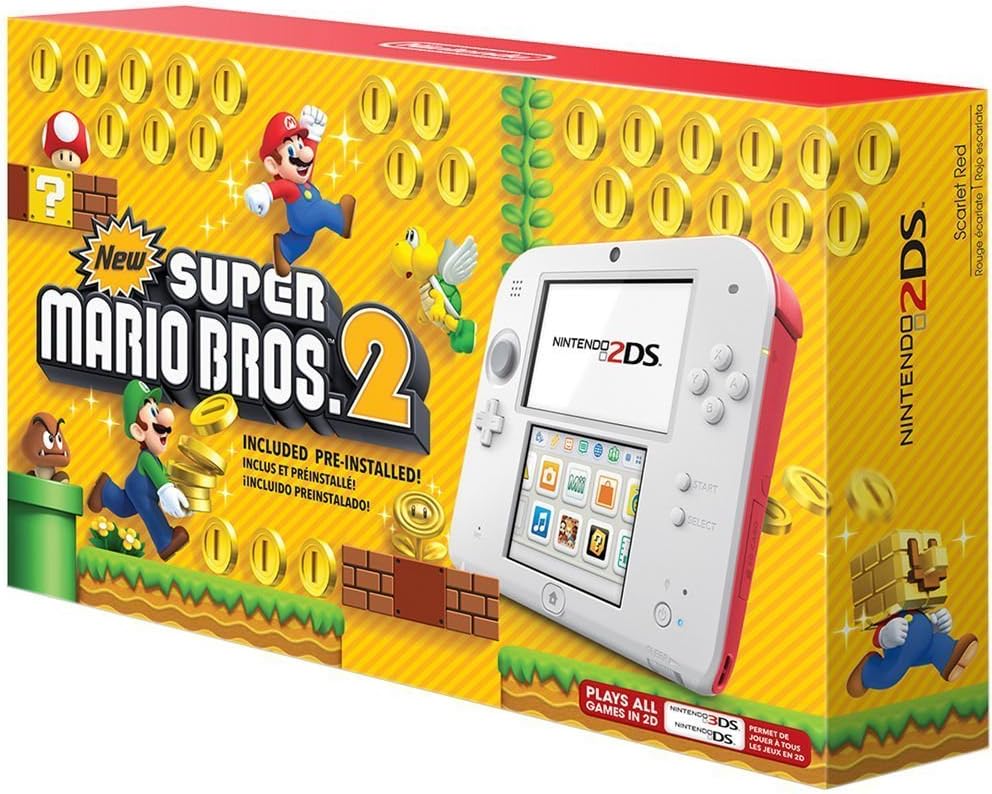 Nintendo 2DS - New Super Mario Bros. 2 Edition (Renewed)