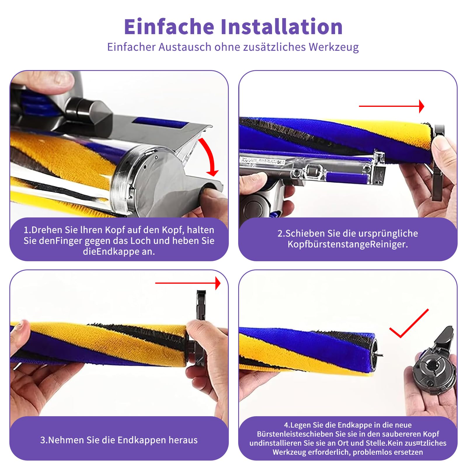 Filtr V12 do Odkurzacza Dyson, Szczotka Zamienna i Akcesoria - 1 Szczotka Zapasowa i 2 Filtry do Modelu V12 Detect Slim