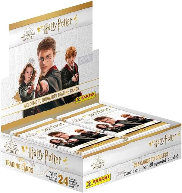 Panini France SA 004220BOX24F Harry Potter SAGA TC Box of 24 Pockets, Silver