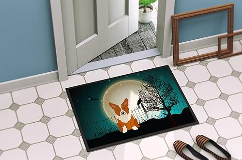 Miniatura 4 de Caroline's Treasures BB2290JMAT - Tapete de Halloween de 24 x 36 pulgadas para puerta delantera, para interiores y exteriores, para entrada,
