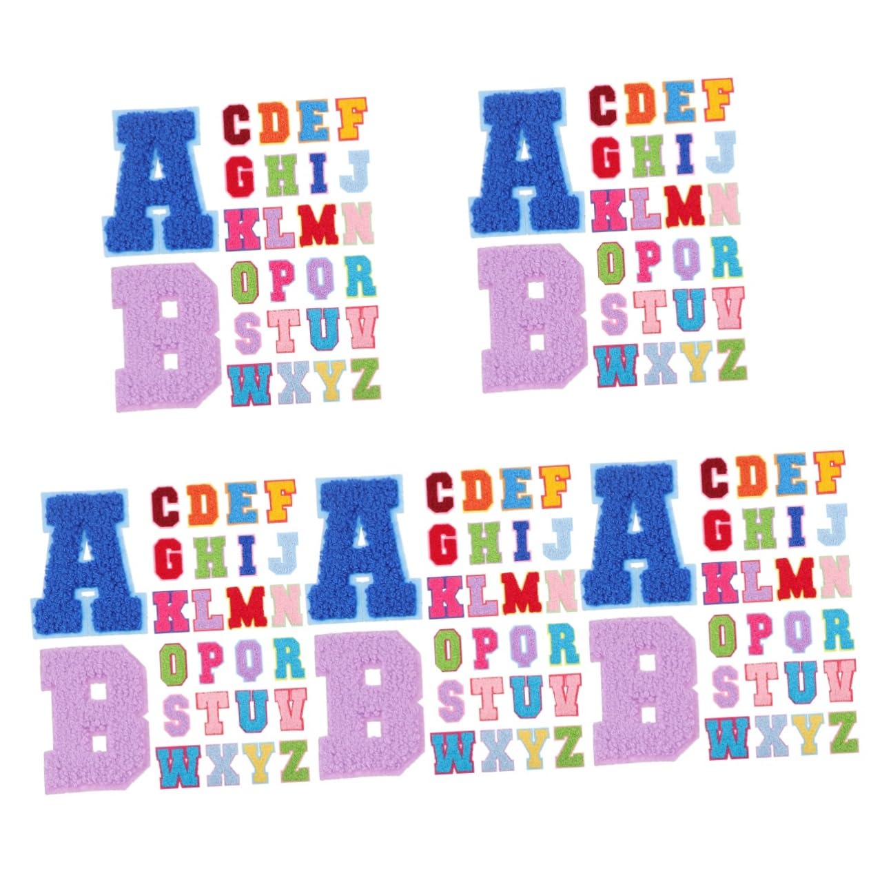 Gadpiparty 5 Sätze Aufbügel Patches Für Diy Stoff Sticker Und Stickerei Vielseitige Applikationen Für Kleidung Und Accessoires 26 Stücke * 5