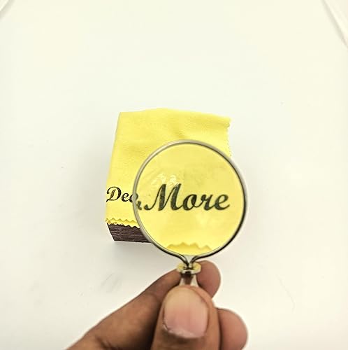 Miniatura 9 de Perfect Plaza Lupa de escritorio vintage de vidrio para pisapapeles de latón antiguo