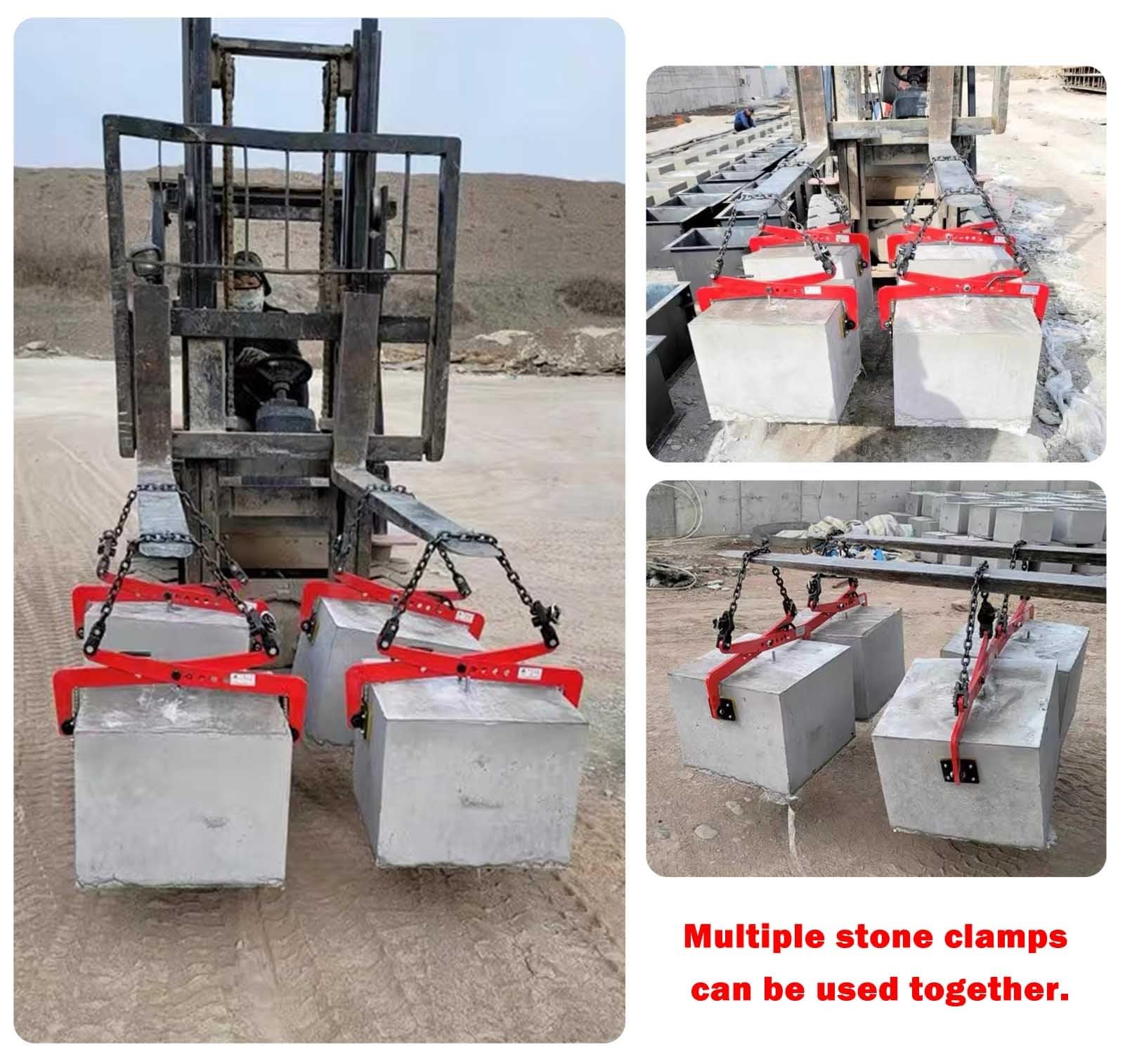 Pinze di Sollevamento Verticali per impieghi gravosi per Granito, Marmo, Vetro e lastre di Metallo - capacità 350 kg. Pinze per pavimentazione per movimentazione e sollev