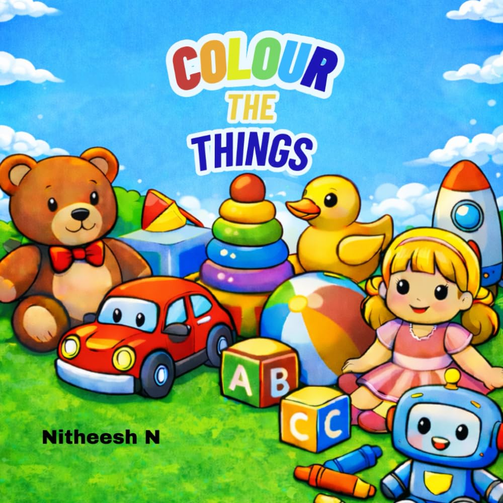 Colour The Things: A Fun & Easy Book for Kids to Enjoy