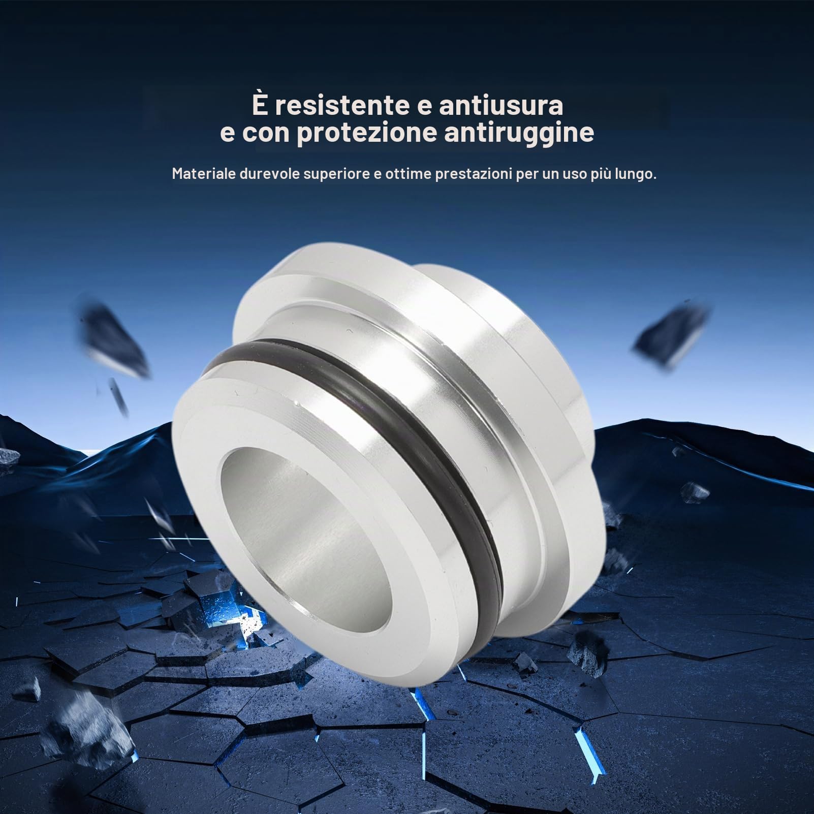 Guarnizione per pozzetto della pompa dell'olio in alluminio per Opel Insignia Astra 2.0 CDTI Guarnizione di raccolta dell'olio per pompa dell'olio