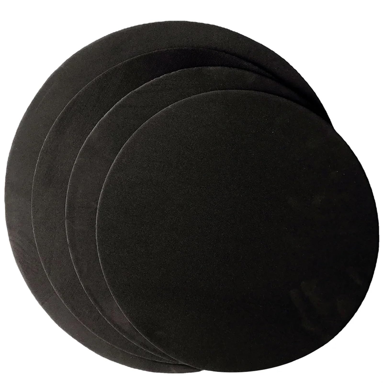 Silenciador De Batería 4 Uds almohadilla silenciosa de tambor almohadilla de percusión Kit de alfombrilla accesorios de batería práctica Para PráCtica Silenciosa