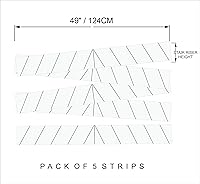 Vista 3 de Mónaco - Tira de vinilo autoadhesiva para escaleras, fácil de recortar y limpiar, reposicionable, extraíble, resistente al agua, murales
