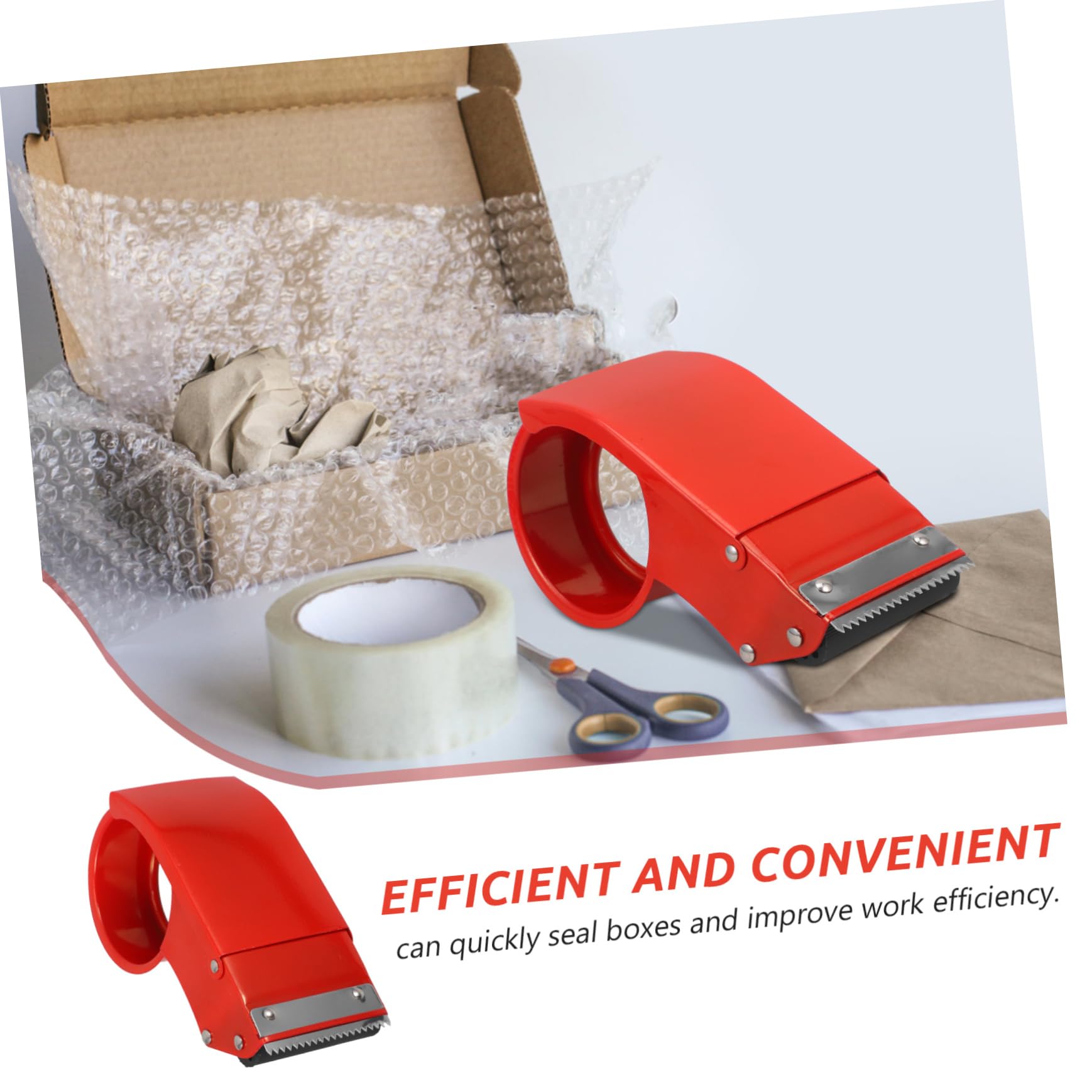 4stücke Tape Dispenser Für Büro Und Zuhause Tragbarer Klebebandspender Mit Cutter Robuster Abroller Für Versand Und Bastelprojekte Praktisches Elegantes Design