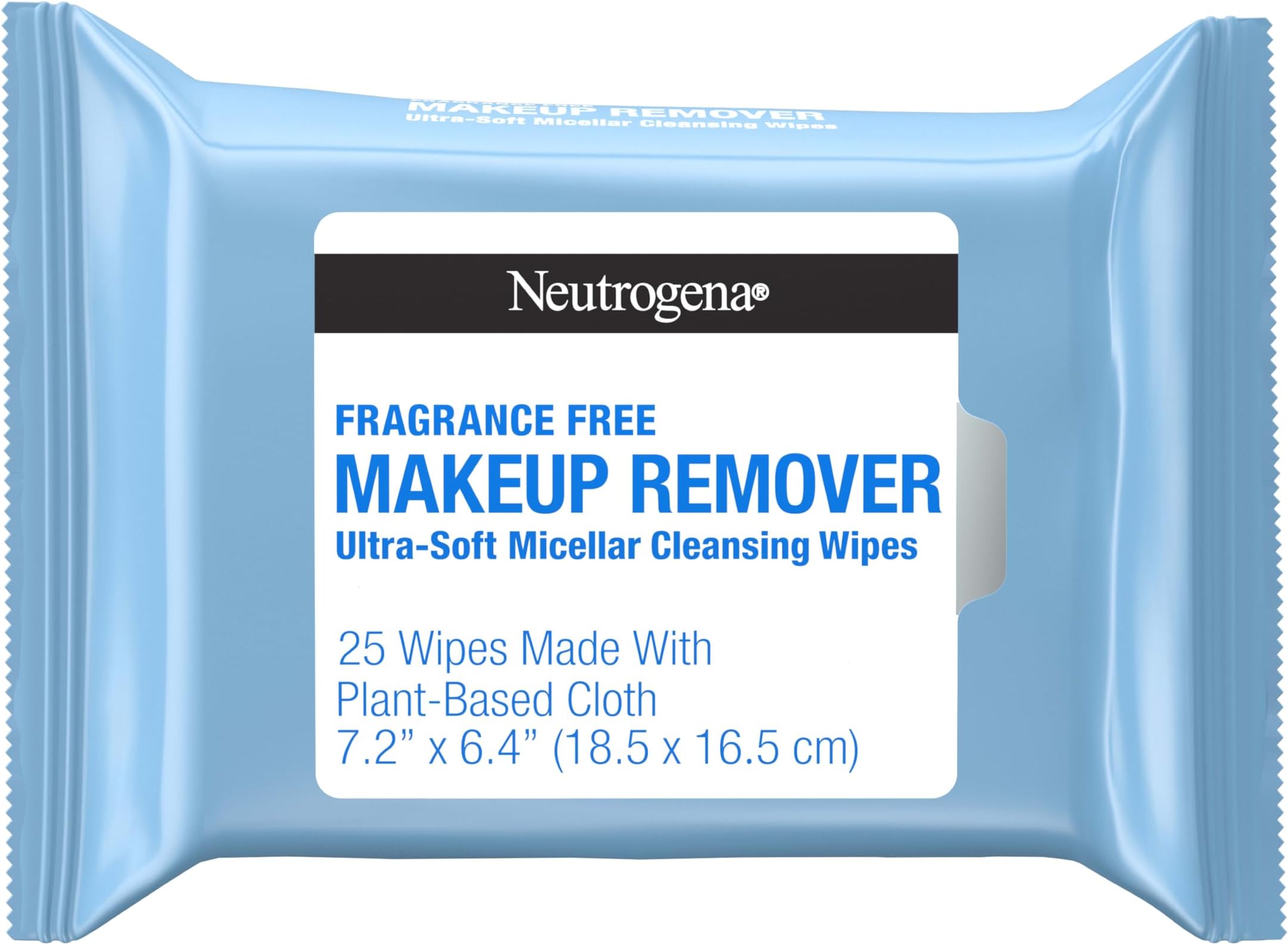 Neutrogena Fragrance-Free Make-Up Remover Cleansing Towelette, 25 Count
