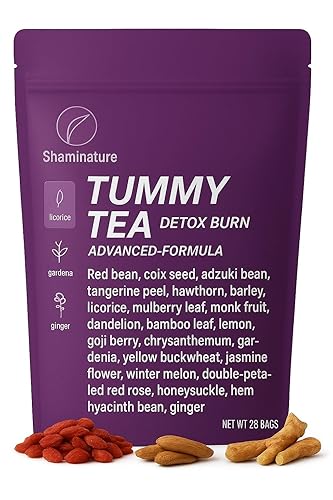 Miniatura 4 de Shaminature - Té de desintoxicación para pérdida de peso de 14 días, limpieza corporal, té de día y noche