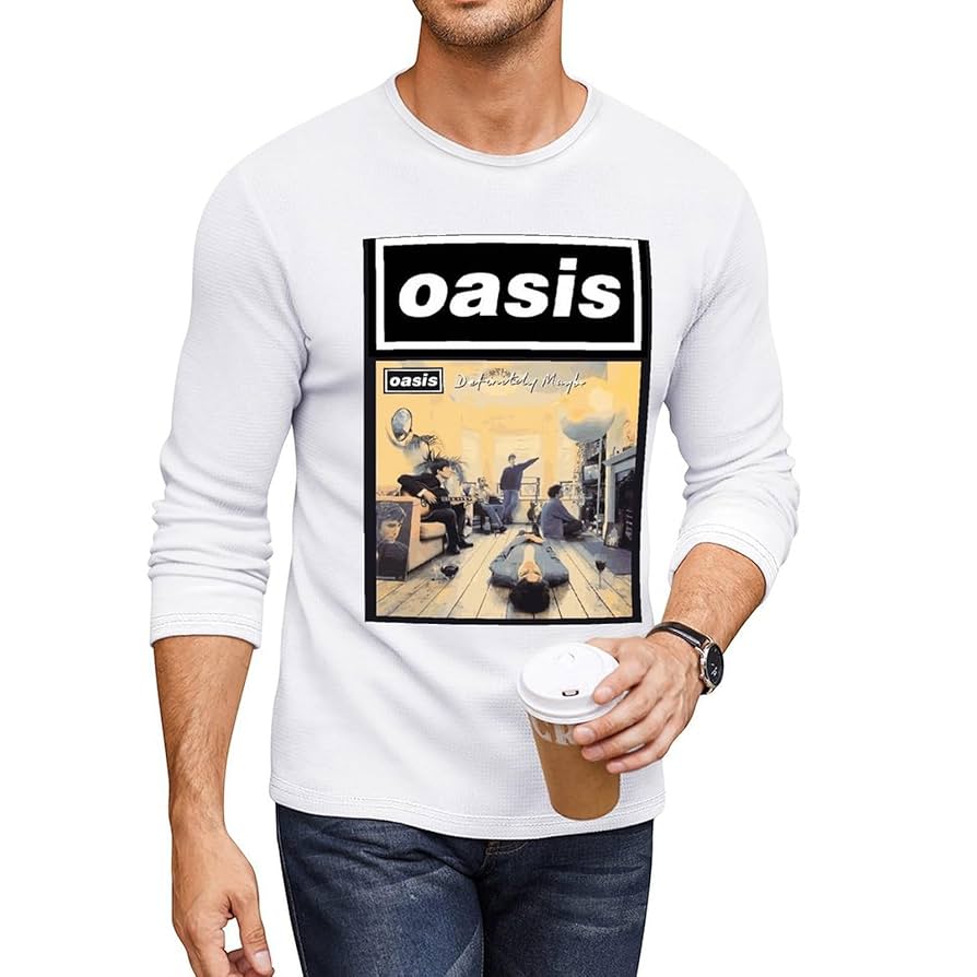 Amazon.co.jp: Oasis Men's Long Sleeve T-shirt, Oasis, Band
