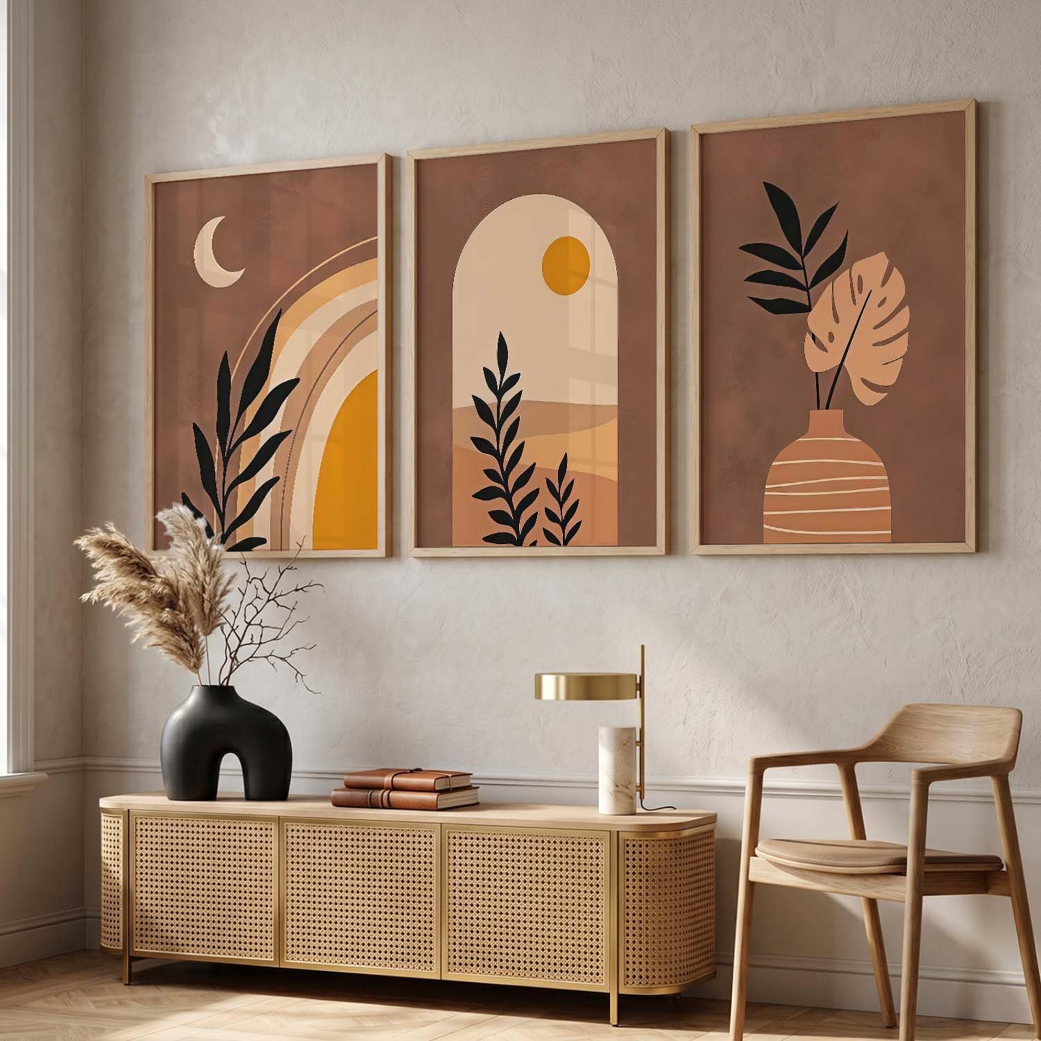 Bohemian Art Prints - 3 Maximalist Frames -9 Bohemian Art Prints - 3 Maximalist Frames -9