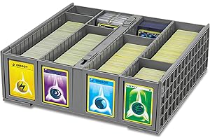 Trading Card Storage Solution: BCW Collectible Card Bin in Single Gray
