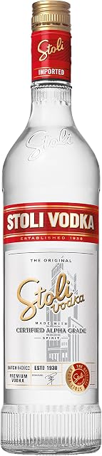 Stoli Premium Vodka - Original Premium, Quality, Classically styled, Exceptionally Smooth - 40% ABV 70 cl Bottle (0.7 Litre)