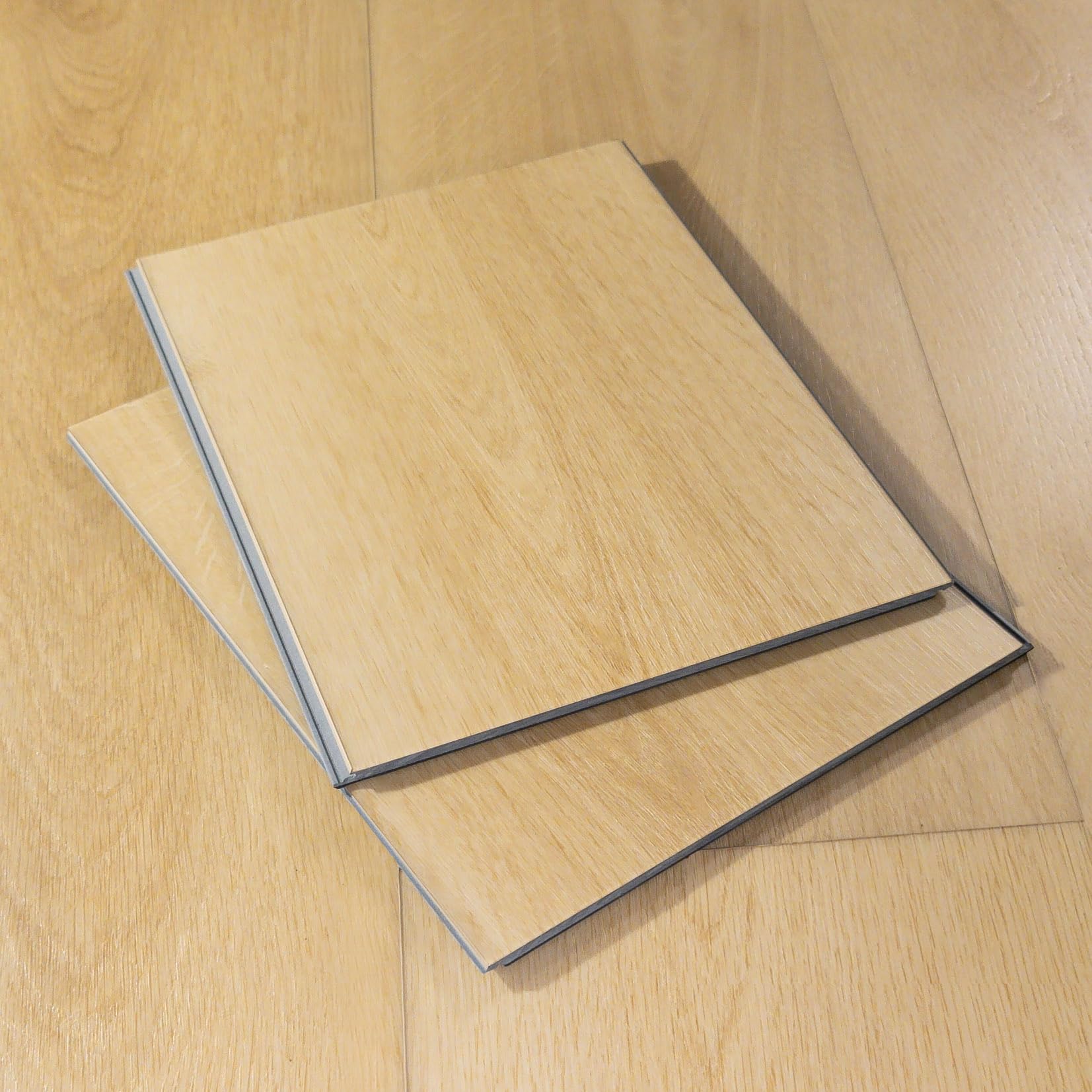 12” Cut Sample Luxury Vinyl Plank Flooring | DIY Click Installation, 40 Mil Wear Layer, Waterproof and Scratch Resistant LVP | Soho Signature