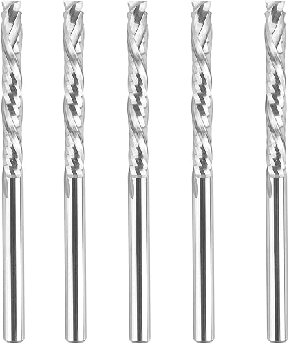 SpeTool 5Pcs Carbide Compression Router Bit
